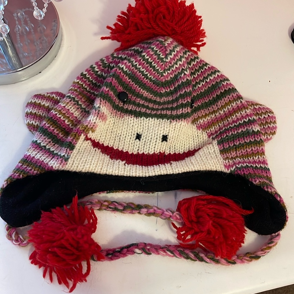 Sock Monkey winter cap